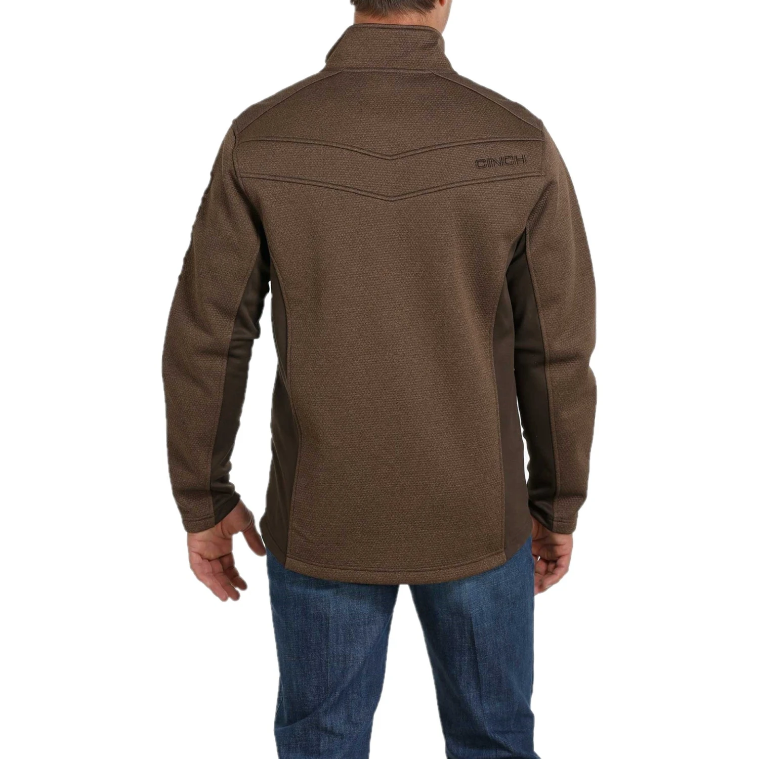 Cinch Men's Brown Sweater Jacket MWJ1562002 2 Cinch Men's Brown Sweater Jacket MWJ1562002 - Image 2