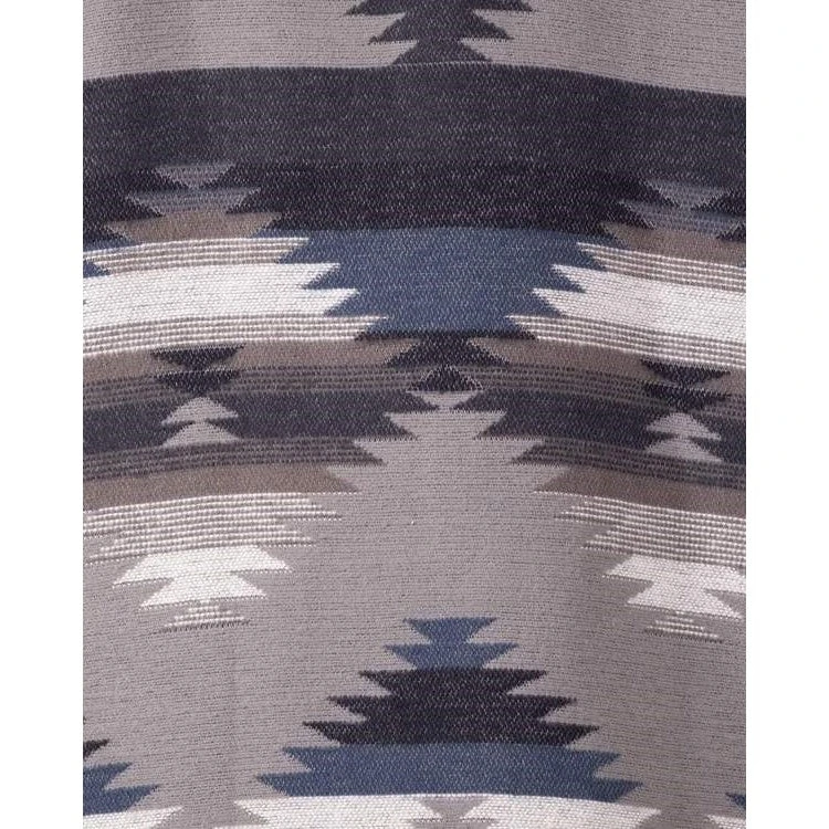 Outback Trading Company Men's Elliot Aztec Grey Shirt Jacket 42726-GRY 6 Outback Trading Company Men's Elliot Aztec Grey Shirt Jacket 42726-GRY - Image 6